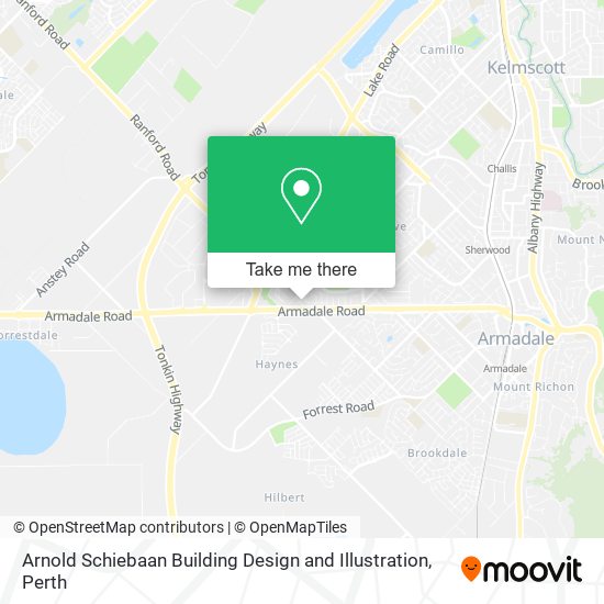 Arnold Schiebaan Building Design and Illustration map