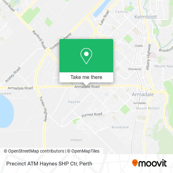 Precinct ATM Haynes SHP Ctr map