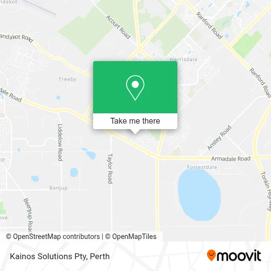 Kainos Solutions Pty map