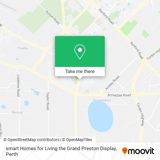 smart Homes for Living the Grand Preston Display map