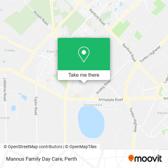 Mannus Family Day Care map