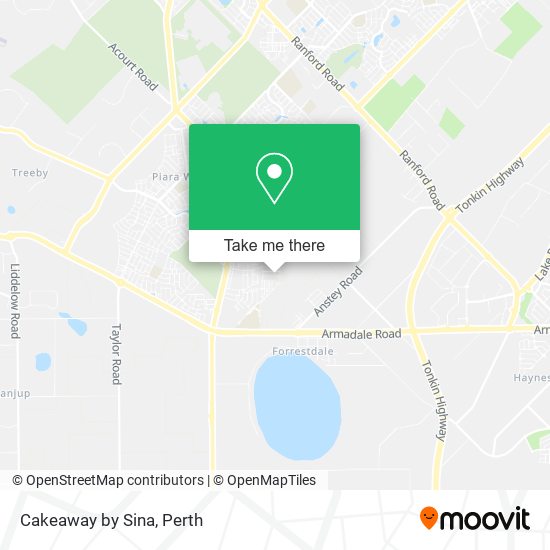 Cakeaway by Sina map