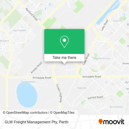 Mapa GLW Freight Management Pty