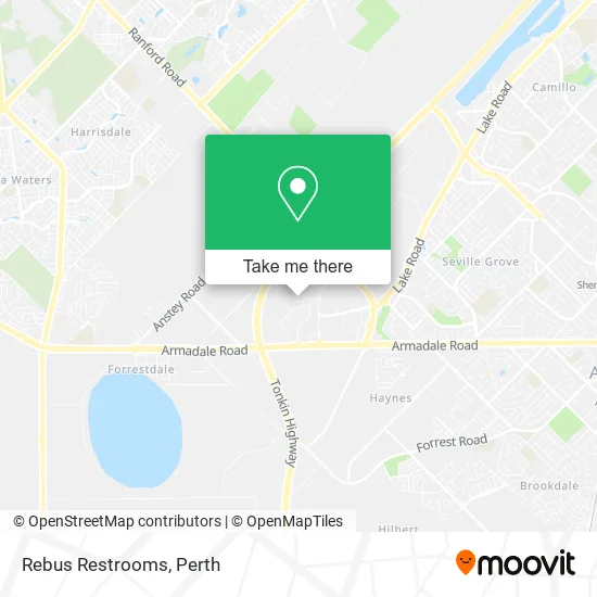 Mapa Rebus Restrooms