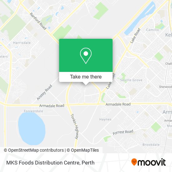 MKS Foods Distribution Centre map