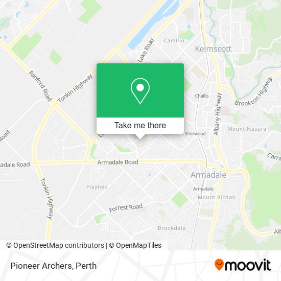 Pioneer Archers map