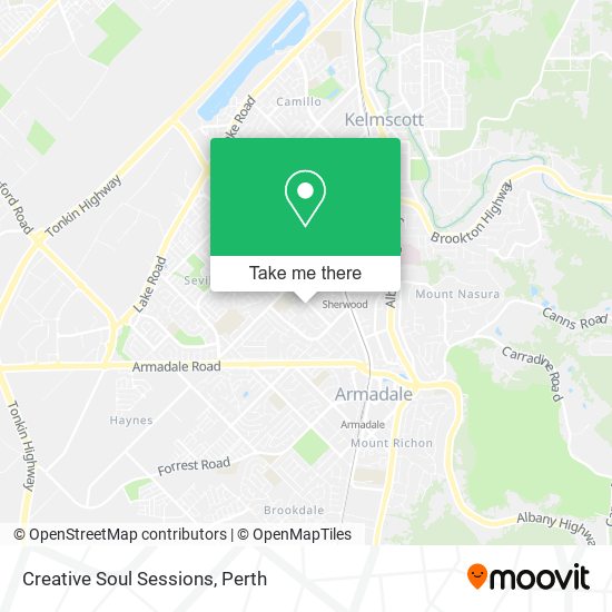 Creative Soul Sessions map