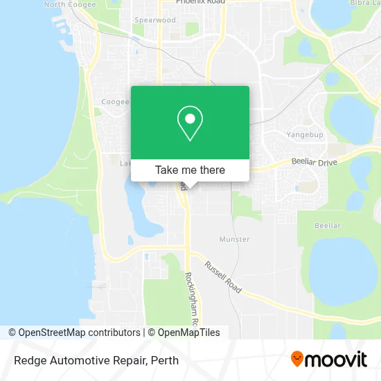 Mapa Redge Automotive Repair
