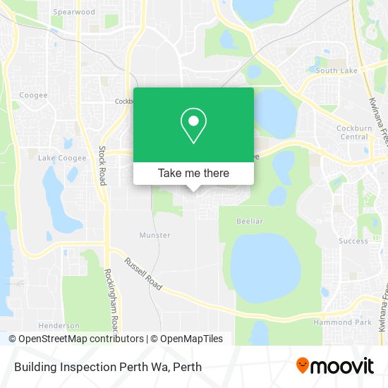 Building Inspection Perth Wa map