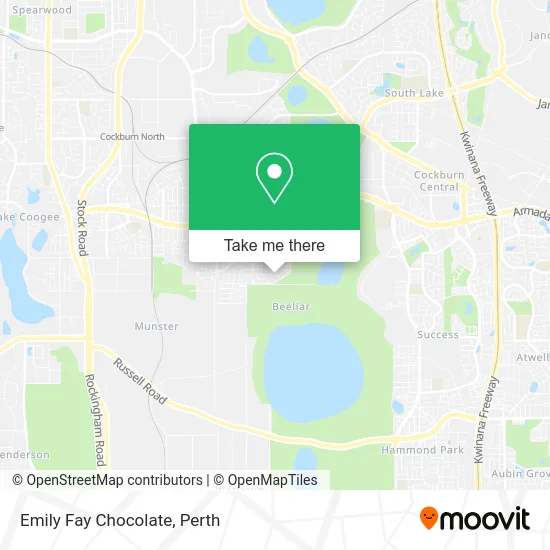 Mapa Emily Fay Chocolate