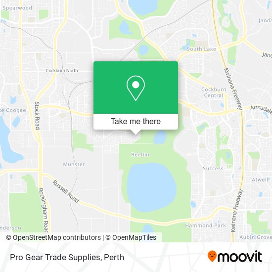 Pro Gear Trade Supplies map