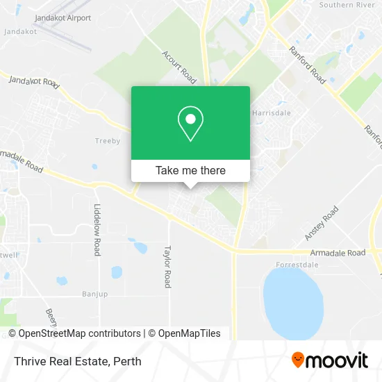 Mapa Thrive Real Estate