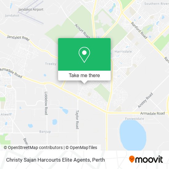 Christy Sajan Harcourts Elite Agents map