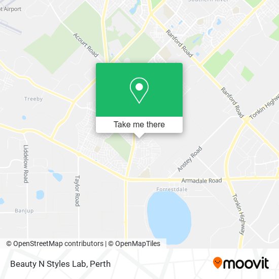 Beauty N Styles Lab map