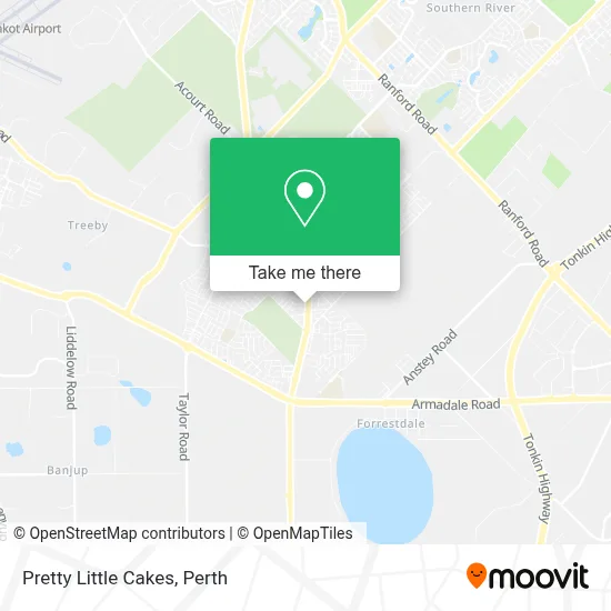 Mapa Pretty Little Cakes