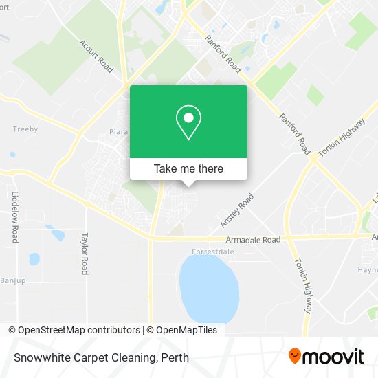 Snowwhite Carpet Cleaning map