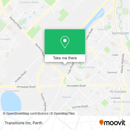 Transitions Inc map