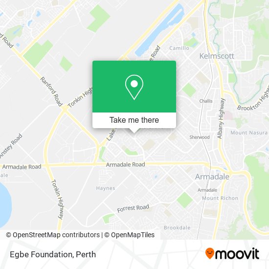 Egbe Foundation map