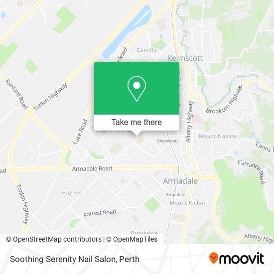 Soothing Serenity Nail Salon map