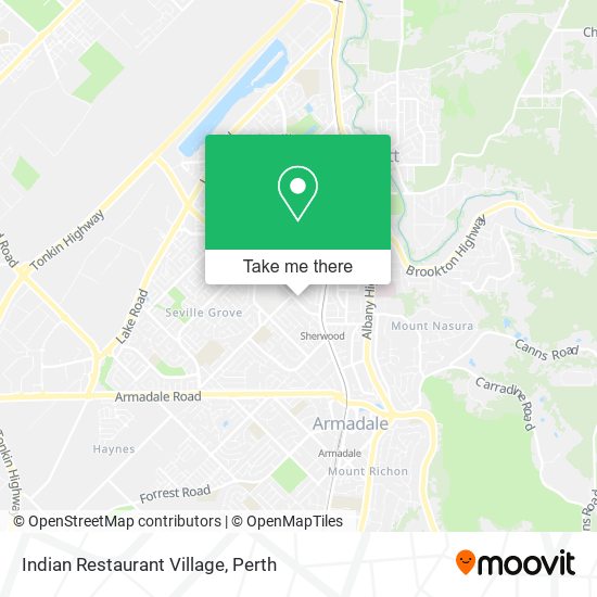 Indian Restaurant Village map