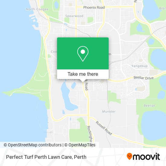 Perfect Turf Perth Lawn Care map