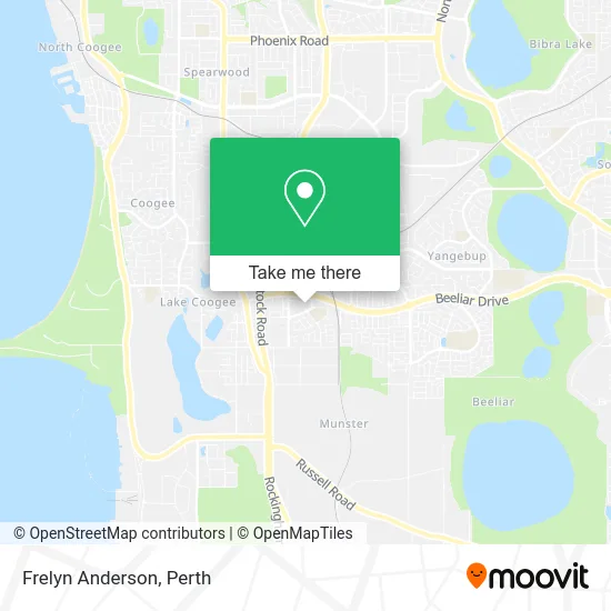 Mapa Frelyn Anderson