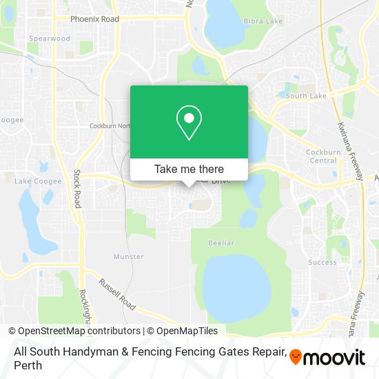 All South Handyman & Fencing Fencing Gates Repair map