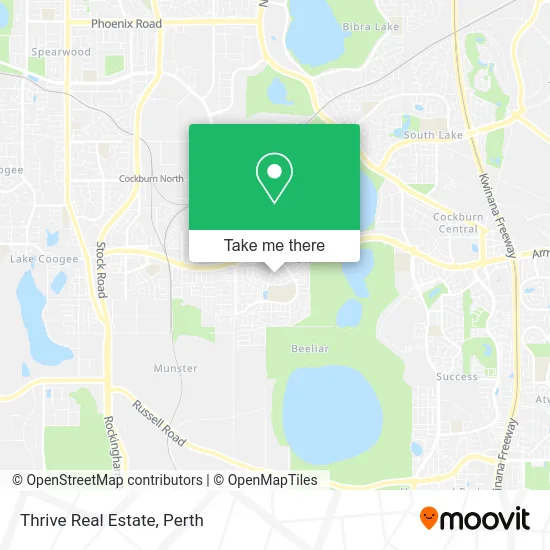 Mapa Thrive Real Estate