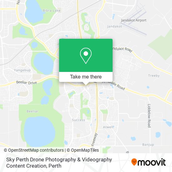 Sky Perth Drone Photography & Videography Content Creation map