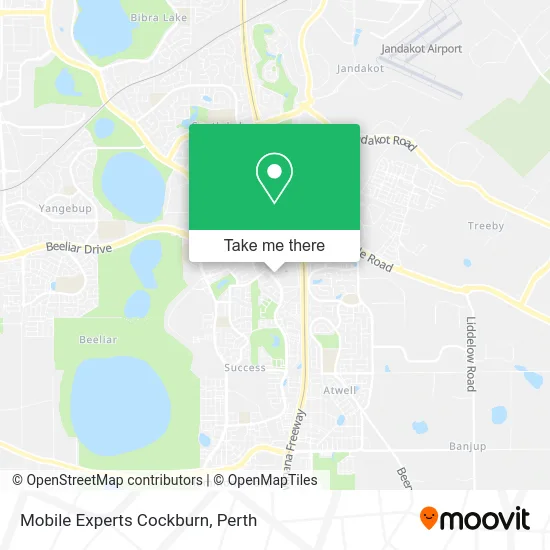Mapa Mobile Experts Cockburn