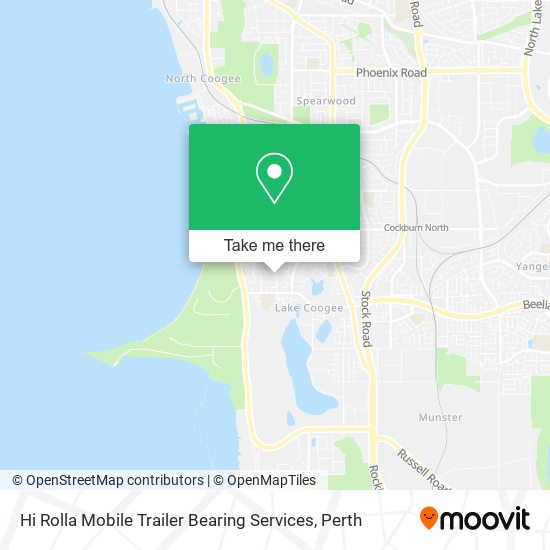 Mapa Hi Rolla Mobile Trailer Bearing Services