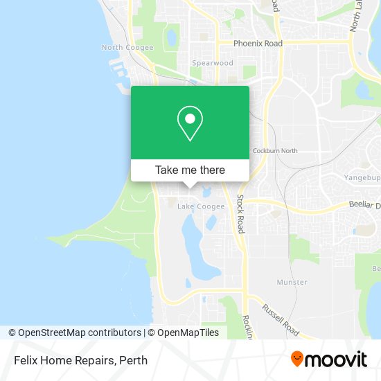 Felix Home Repairs map