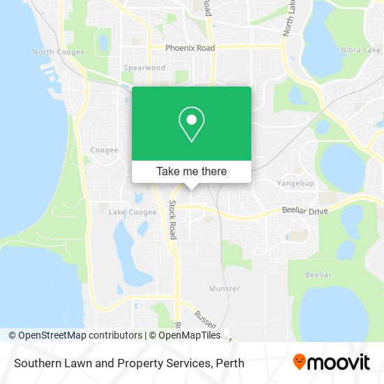 Southern Lawn and Property Services map