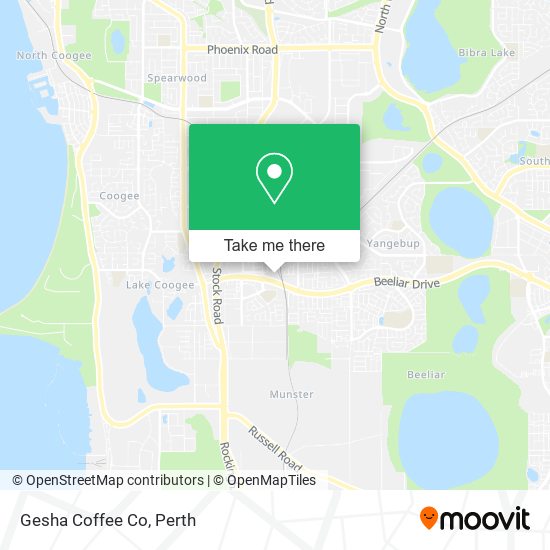 Gesha Coffee Co map