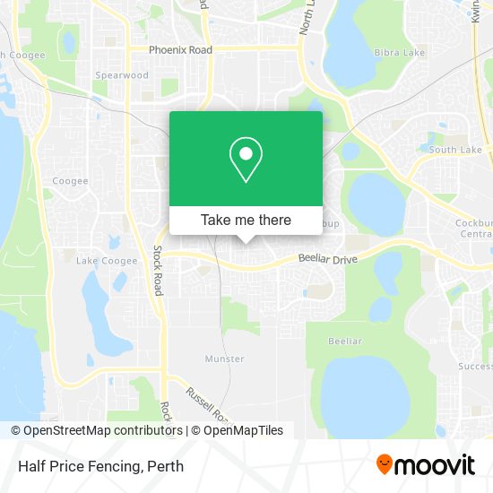 Half Price Fencing map