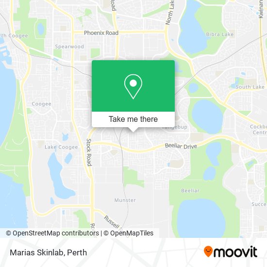 Marias Skinlab map