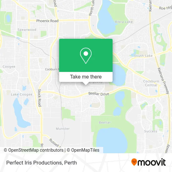 Mapa Perfect Iris Productions