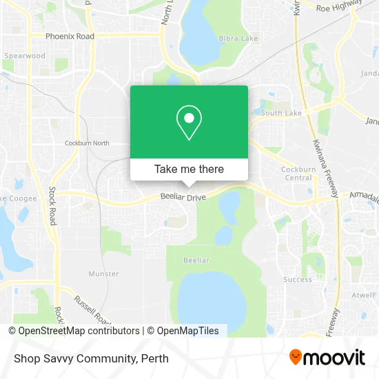 Mapa Shop Savvy Community