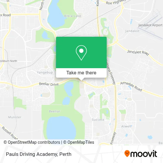 Mapa Pauls Driving Academy