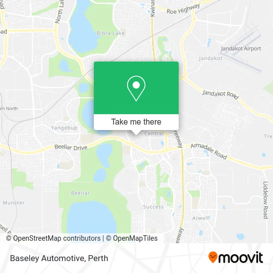 Mapa Baseley Automotive