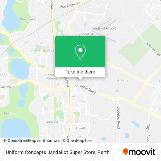 Uniform Concepts Jandakot Super Store map