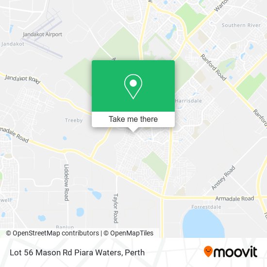 Lot 56 Mason Rd Piara Waters map
