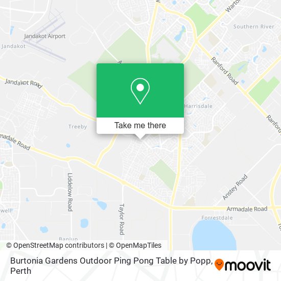 Burtonia Gardens Outdoor Ping Pong Table by Popp map