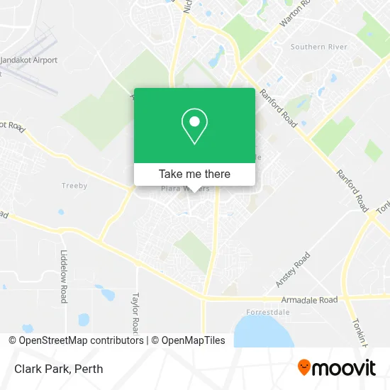 Mapa Clark Park