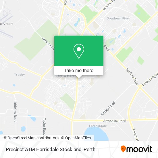 Precinct ATM Harrisdale Stockland map