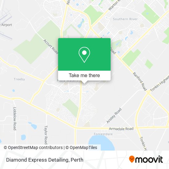 Diamond Express Detailing map
