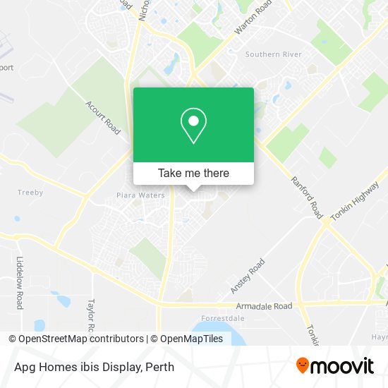 Apg Homes ibis Display map
