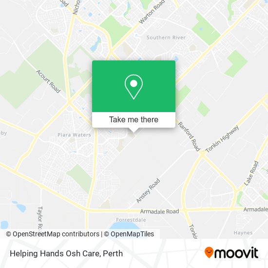 Helping Hands Osh Care map
