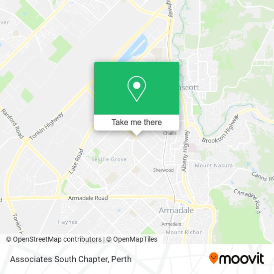 Associates South Chapter map