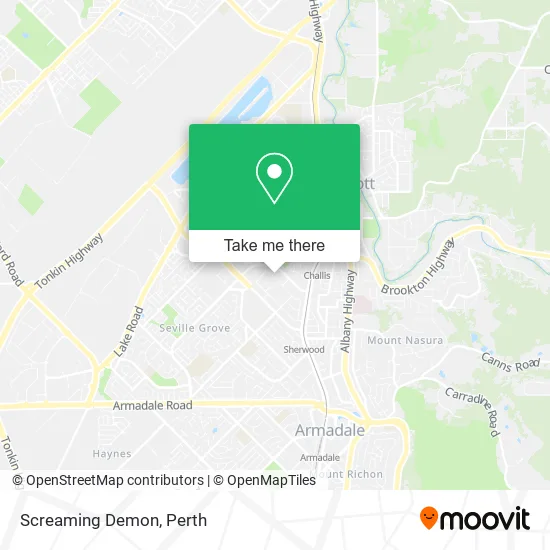 Screaming Demon map